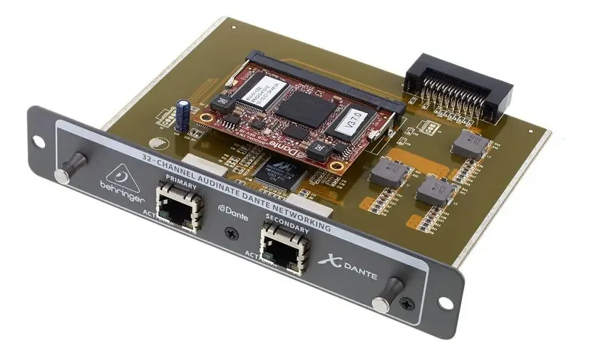 Placa De Expansão Digital Behringer X-dante Preto
