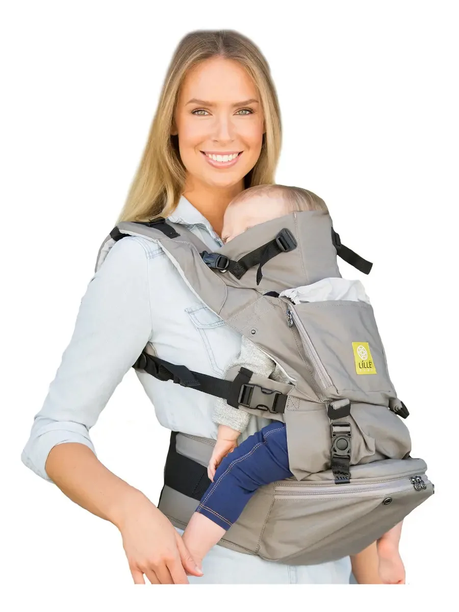 Lillebaby Mochila Porta-bebês Com Assento Seatme (pedra)