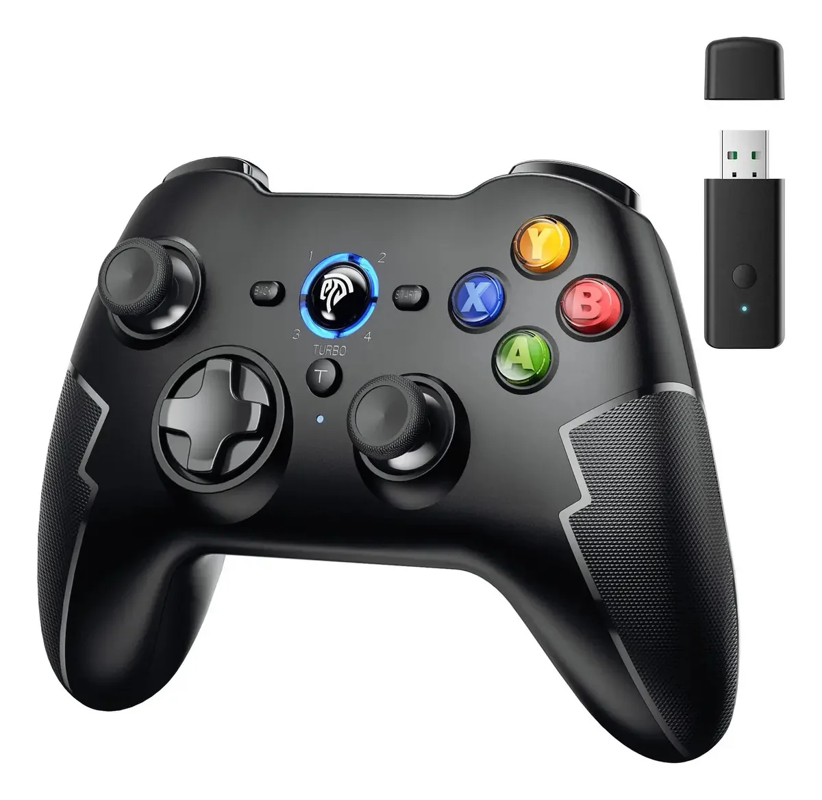 Controles sem fio Easysmx 9013pro para PC e Switch TV Color Black