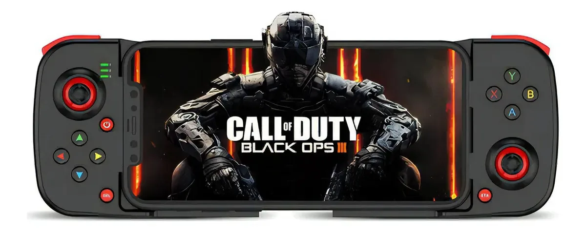 Controlador de jogos móveis Gamepad para jogos móveis Android, cor: preto