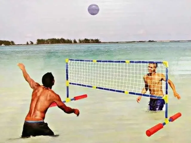 Conjunto de voleibol aquático Athletic Works, jogo de piscina e água