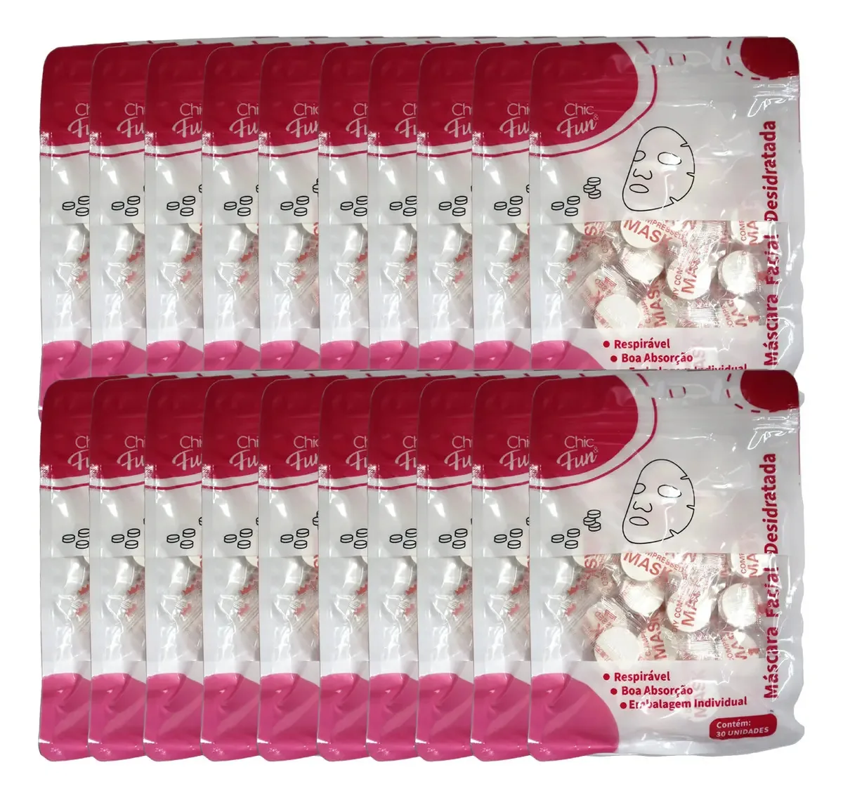 810un Máscaras Descartável Desidratada Para Limpeza Facial