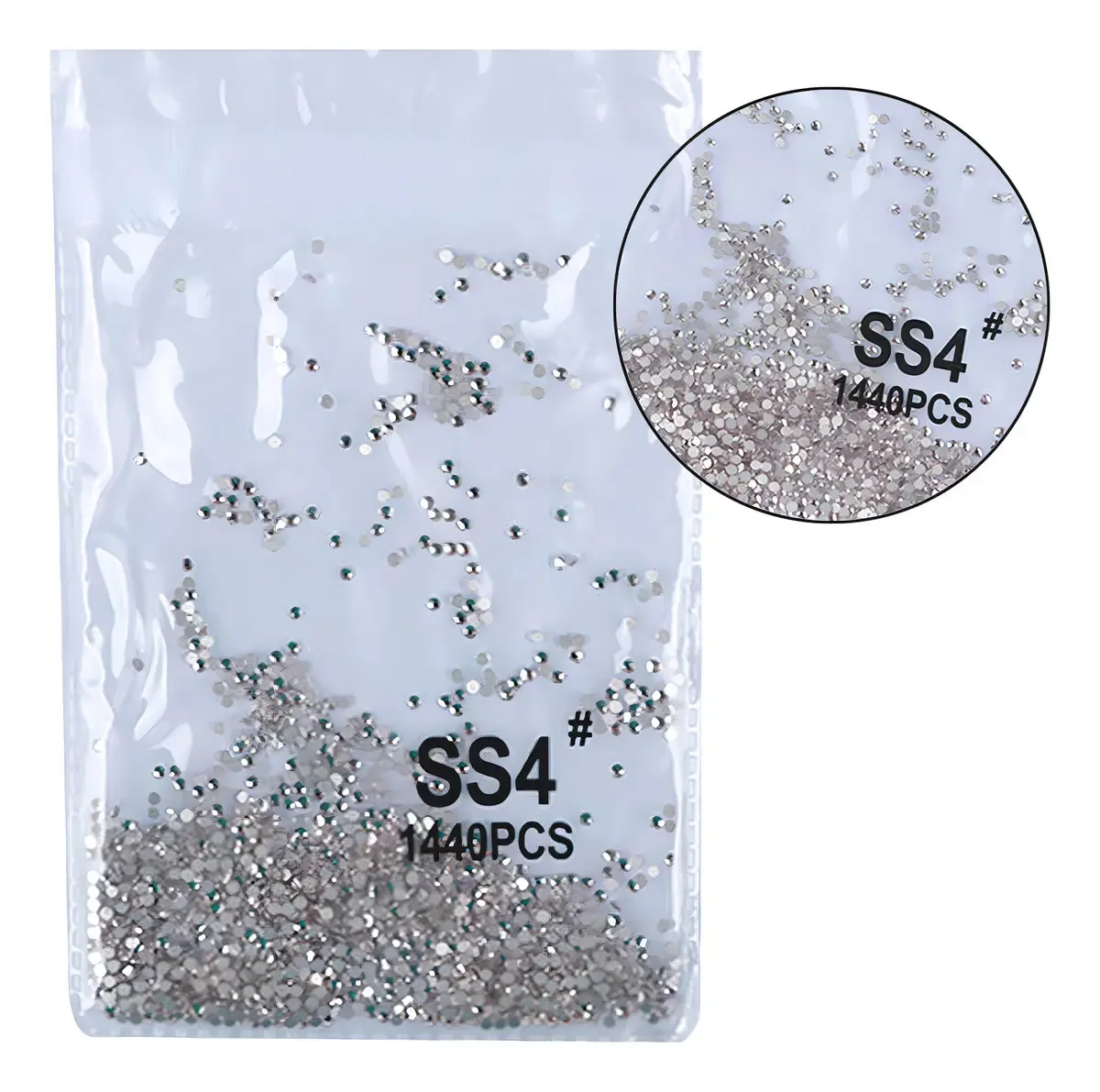 1440pç Strass Cristal Arte Unha Decoração Incolor Ab Furta