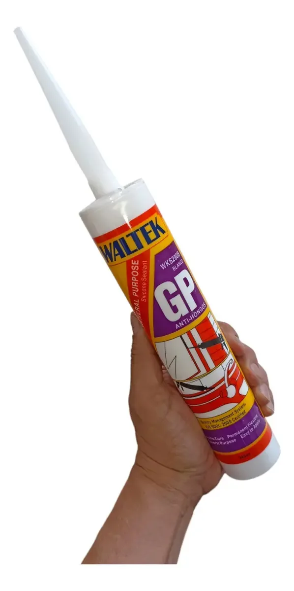 Silicone branco Waltek General Tube