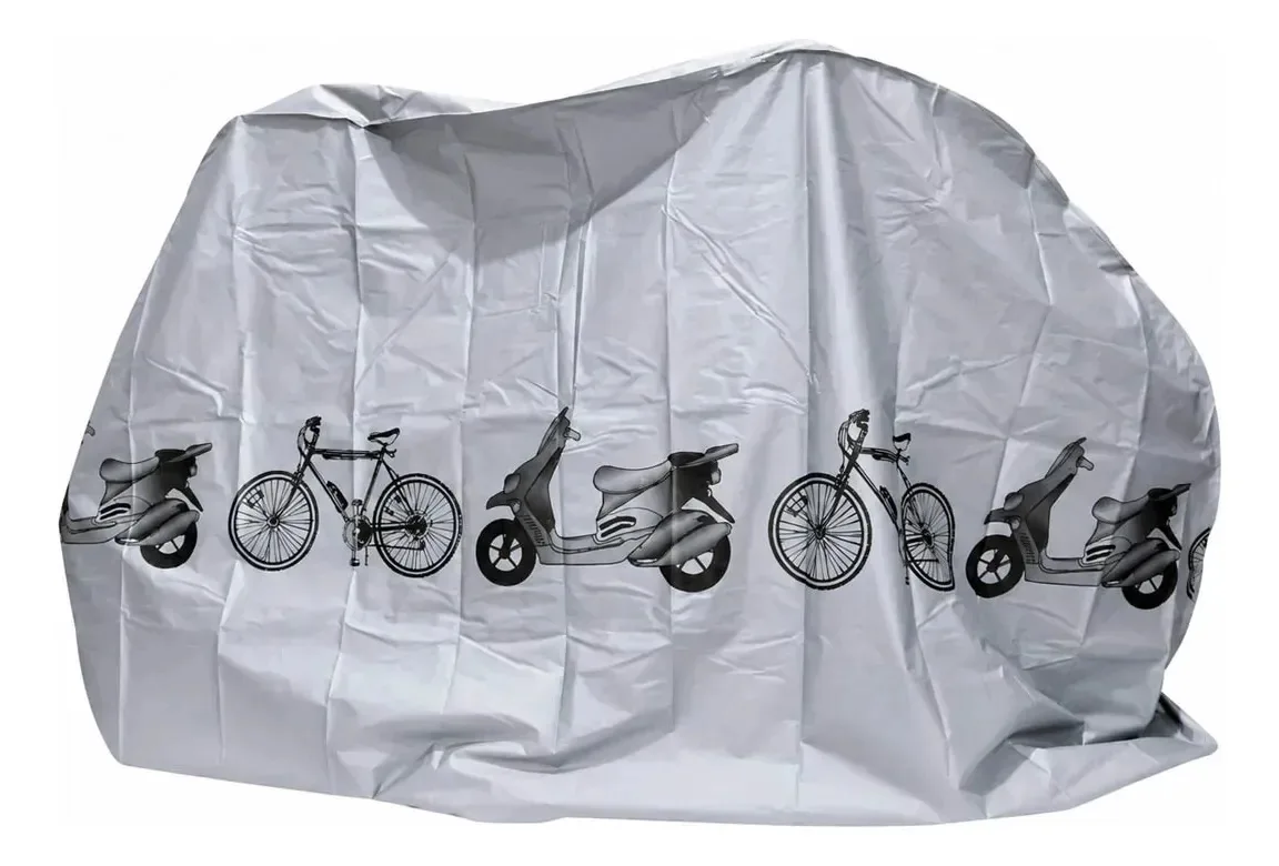 Capa De Chuva Para Bicicleta, Scooter 100% Impermeável