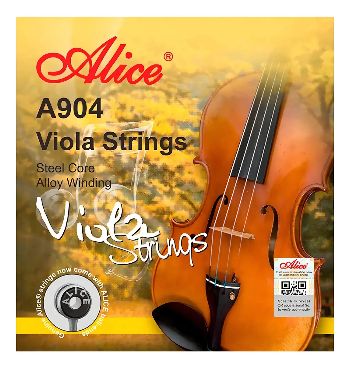 Cordas Para Viola Alice A 904