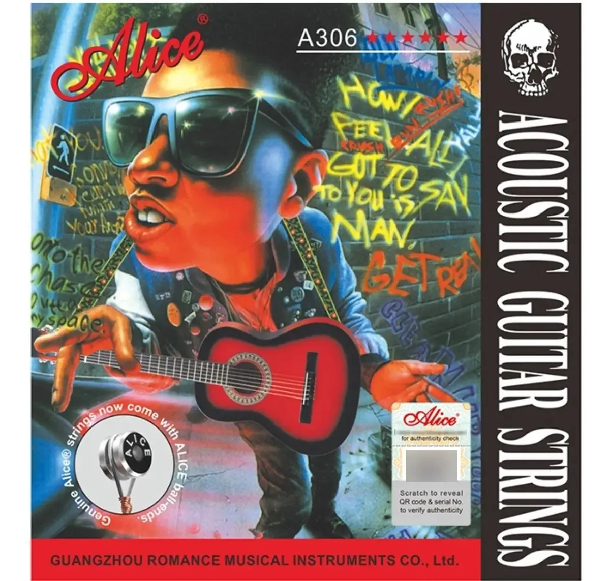 Cordas de guitarra acústica Alice Full Strung