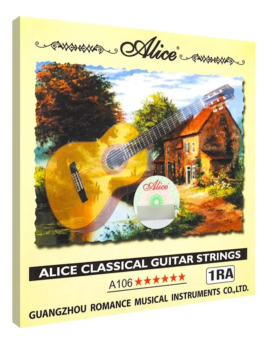1ª corda solta. Alice A106h1 Nylon de alta tensão