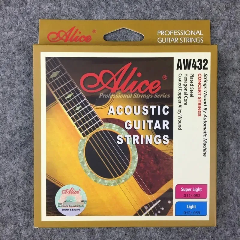 Cordas para guitarra acústica Alice AW432SL-3