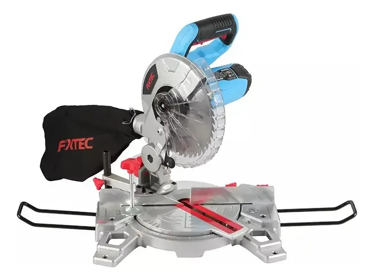 Ingleteadora Compuesta 210 mm Fixtec Fms21002 - 1500w + 6 unidades