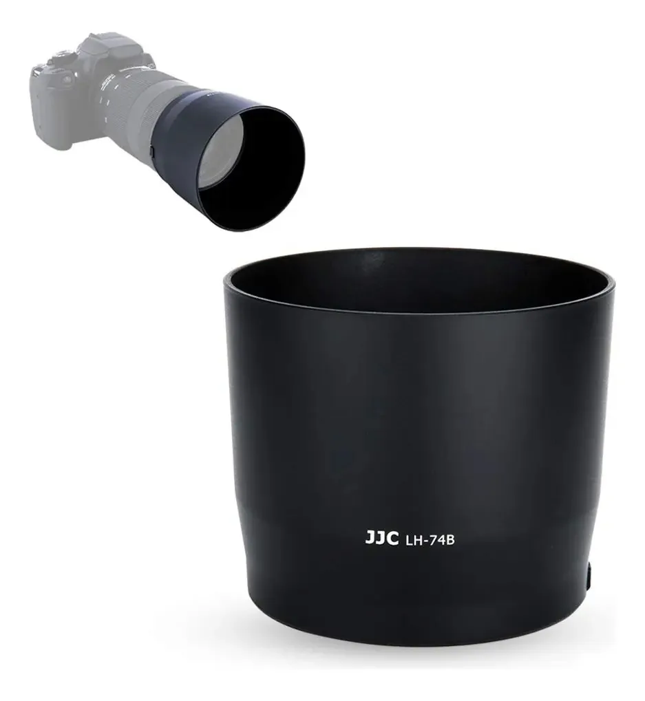 JJC LH-74B Pára-Sol Redondo para Lentes de Plástico - Diâmetro Ideal para Fotografia e Vídeo.