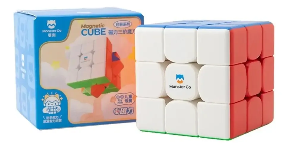 Mini cubo mágico magnético - Monster Go