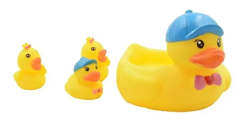 Brinquedo de banho de pato fofo
