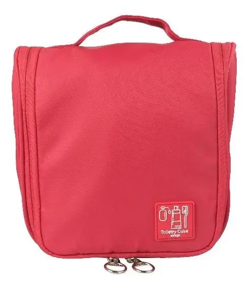 Bolsa de higiene dobrável média - vermelha