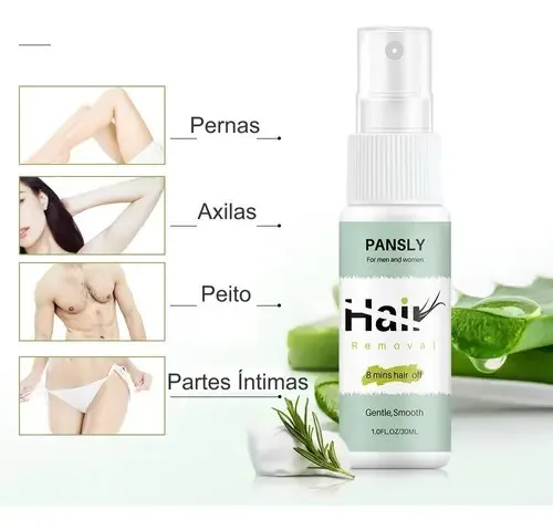 Pansly Removedor Pelos - Depilação Íntima Axila Peito Pernas