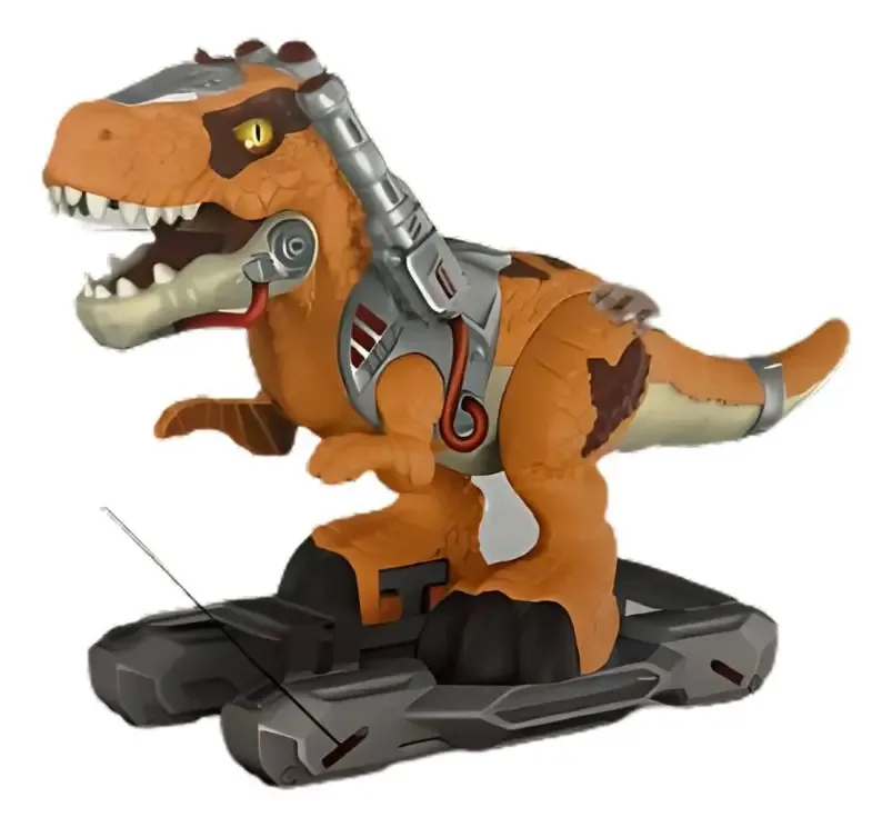Brinquedos de dinossauro montáveis em T-Rex com luz e som para crianças