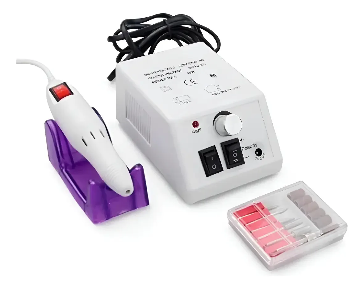 Furadeira elétrica de esmalte para manicure e pedicure