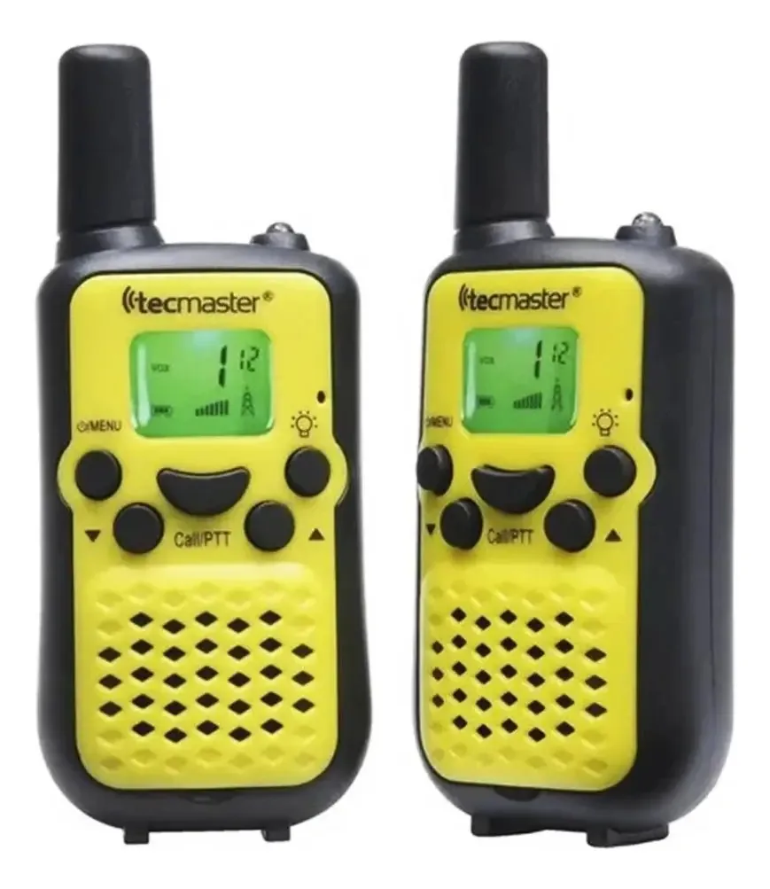Walkie-talkie Tecmaster TM-700502-YL - amarelo