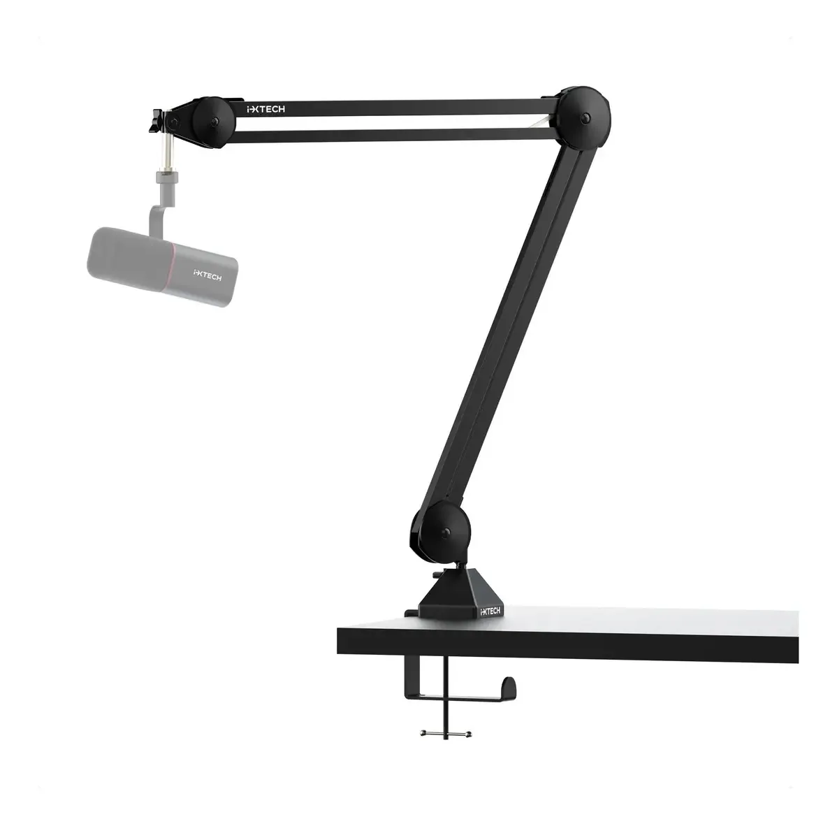 Suporte de braço para microfone Ixtech, suporte para microfone
