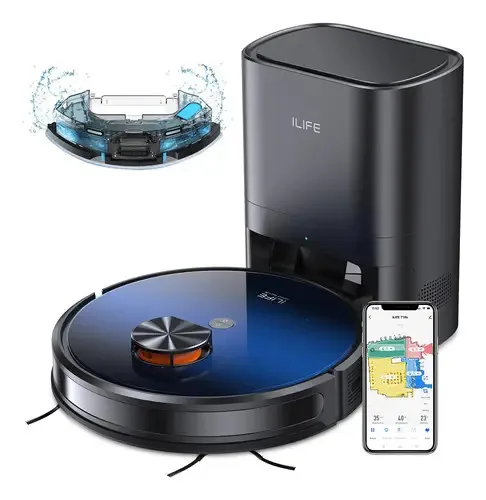 Aspirador de pó autoesvaziante Ilife Robot Cor T10s