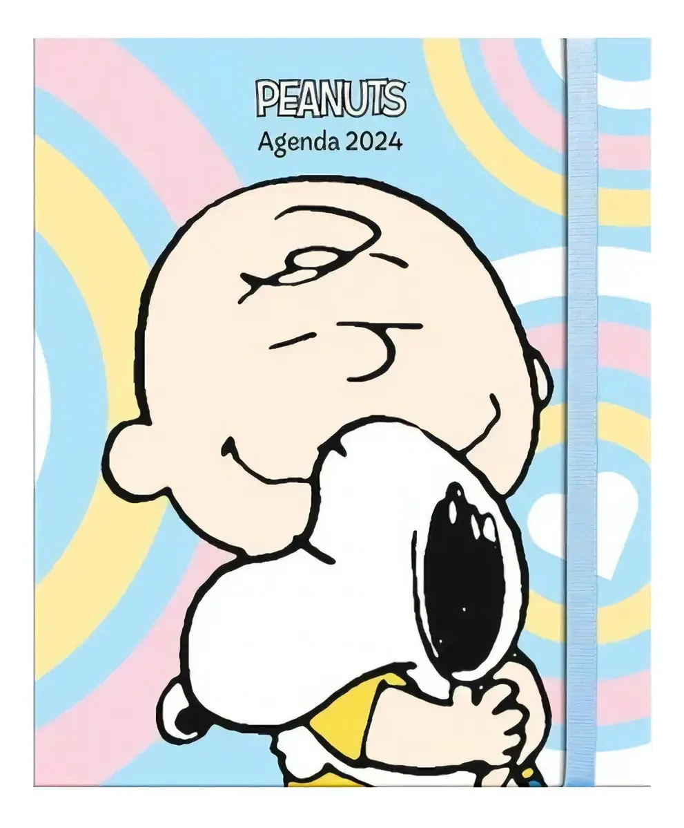 Agenda 2024 Snoopy Caderno Semanal (pastel)
