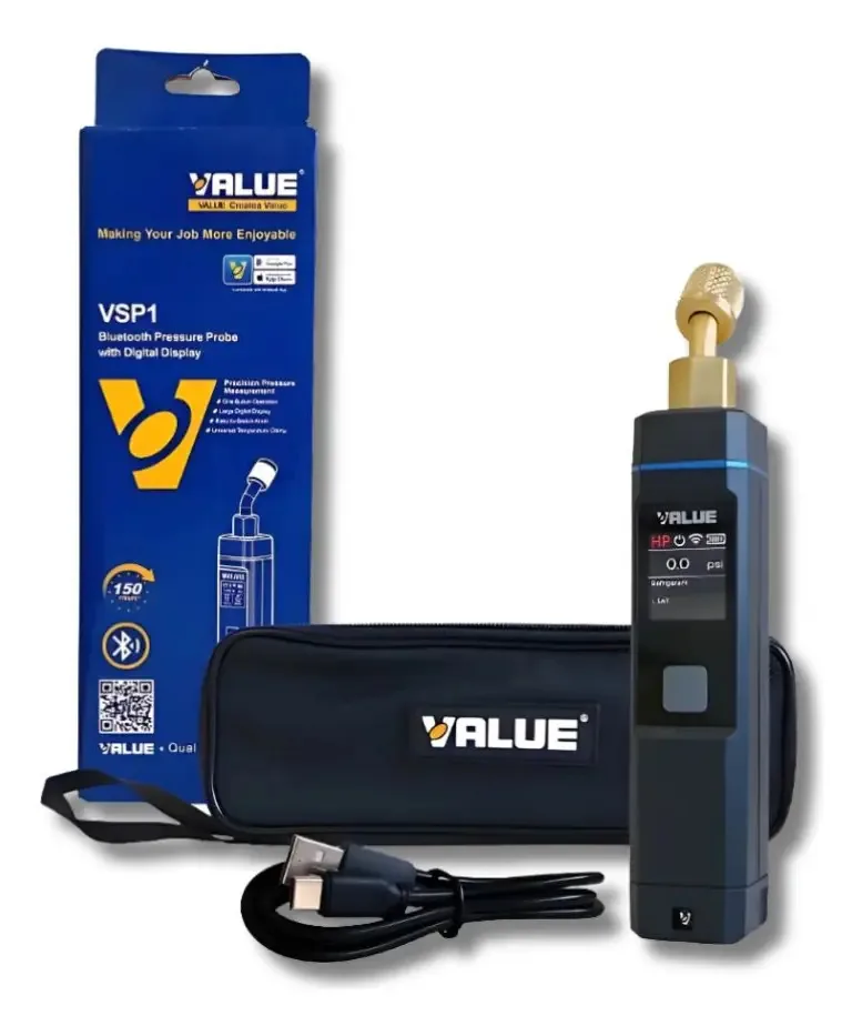 Medidor de pressão com display digital Bluetooth Value Vsp1 cinza escuro