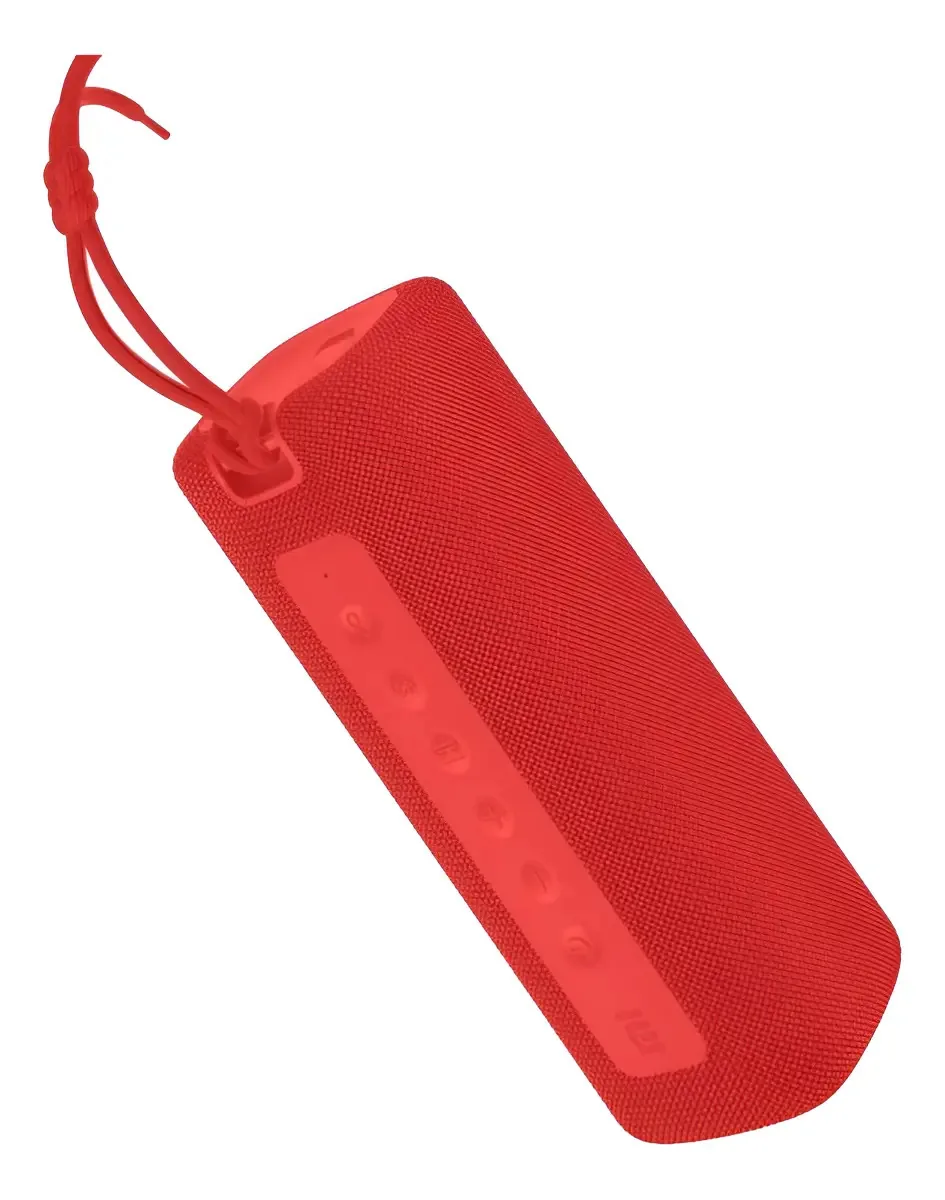 Caixa De Som Bluetooth Xiaomi Mi Portátil Som 360° Potente Cor Vermelho