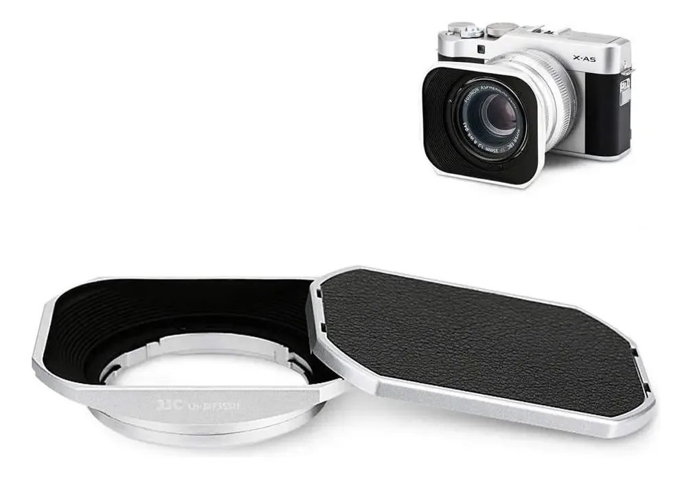 JJC Camera Lens Hood Bayonet Sun Shade para Fuji Fujifilm