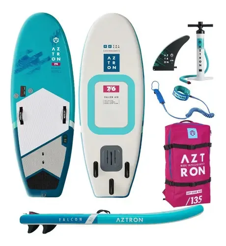 Mesa Aztron Falcon Air Foil Sup 7' 16" inflável cor turquesa