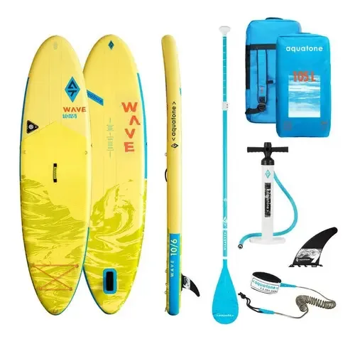 Tabla Stand Up Paddle Sup Aquatone Wave 10' 6' New (143 Kg) Cor Amarilla