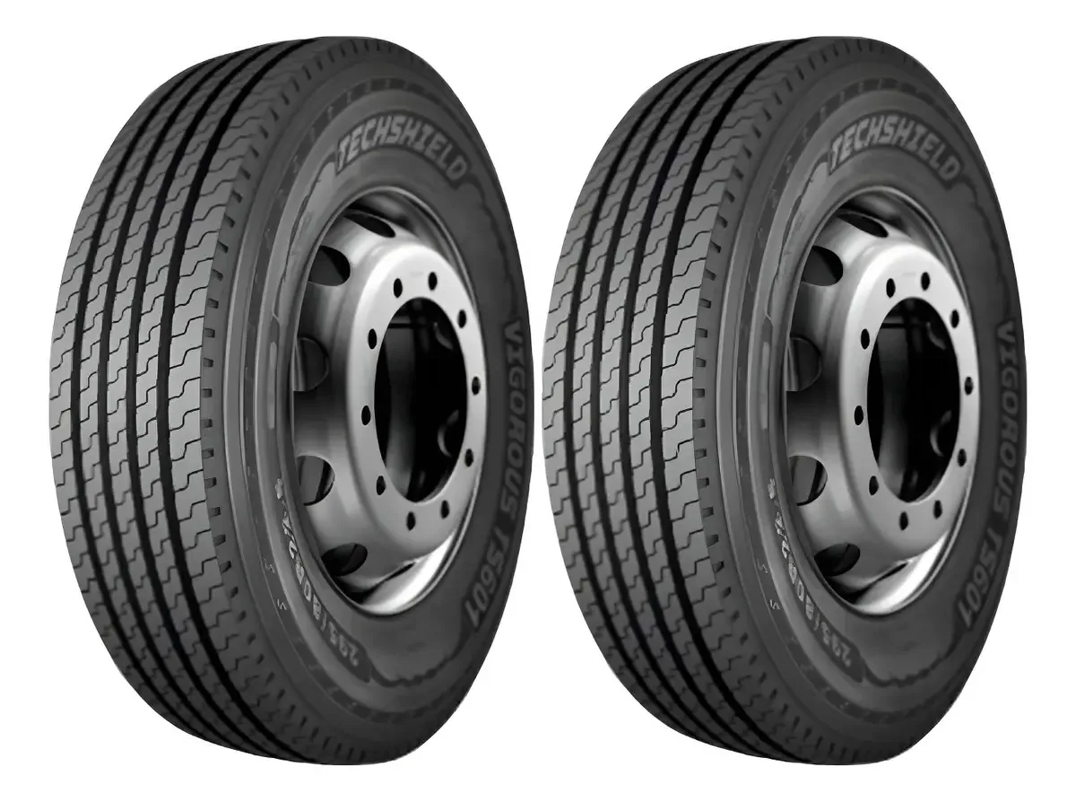 Kit X2 de pneus de caminhão Techshield 295/80r22.5 Ts601 M