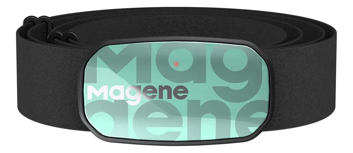 Magene H603 - Alça peitoral para monitor de frequência cardíaca, Ant+ e Bluetooth compatível com alça totalmente ajustável, compatível com iPhone e Android