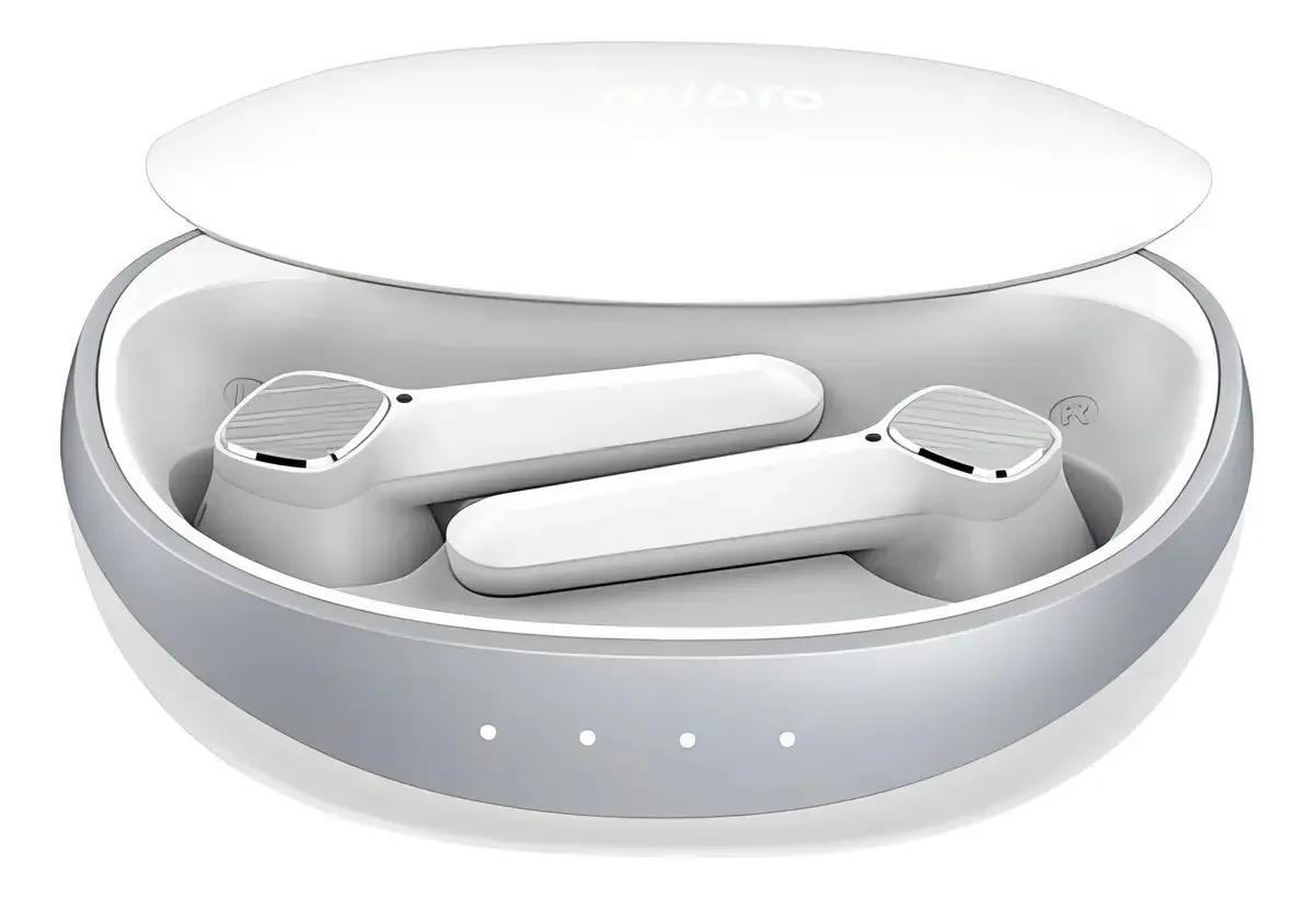 Fone Mibro Earbuds S1 Cancelamento De Ruído Qualidade Treino Cor Branco
