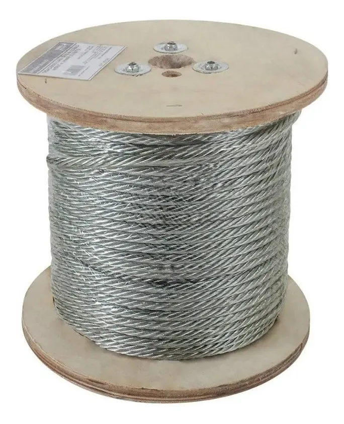 Guaya de aço galvanizado Ferrawyy 1/16 x 100 Mts 7x7