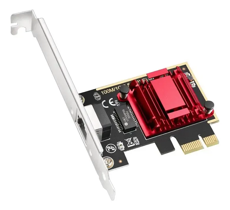 Placa de rede de baixo perfil Cudy Pe25 PCI-e de 2,5 Gbps