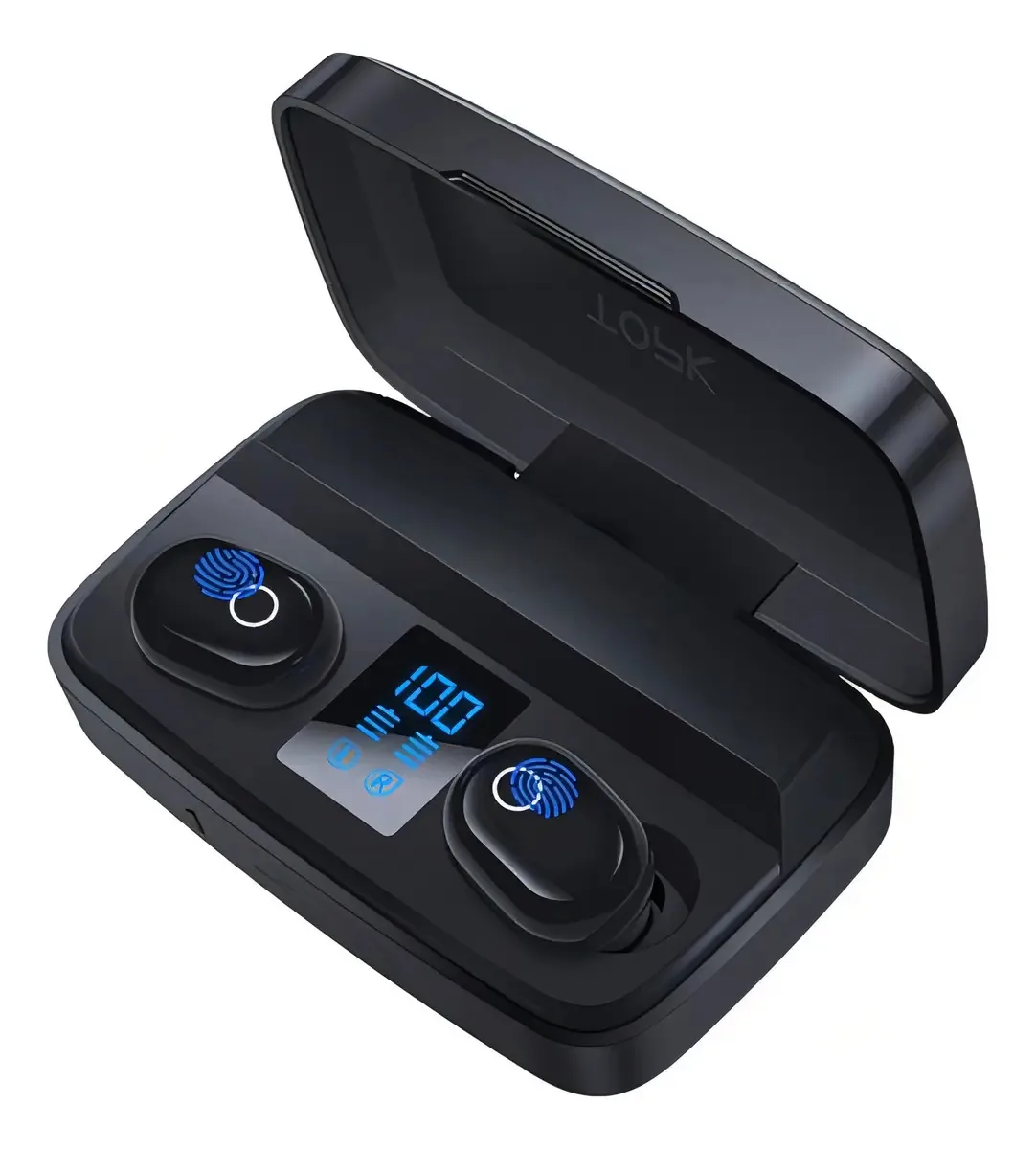 Fones de ouvido Bluetooth sem fio T10 Touch+Power Bank