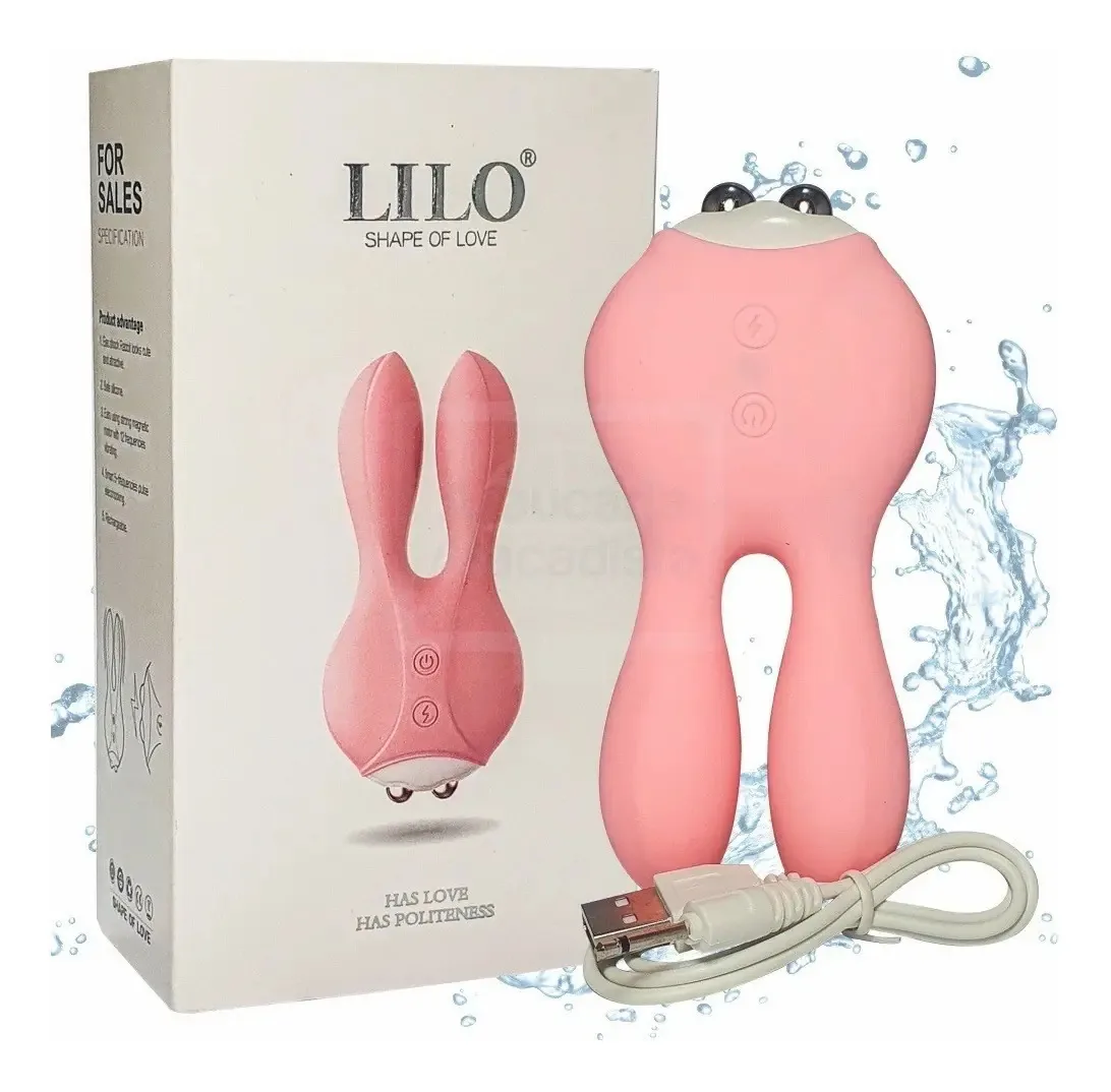 Vibrador Feminino Orelhas Estimuladoras 12 Modos Vibração