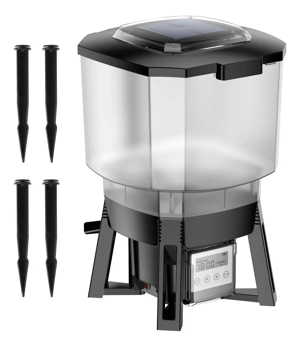 Alimentador Automático Solar Sunsun CFF-212 12L Temporizador