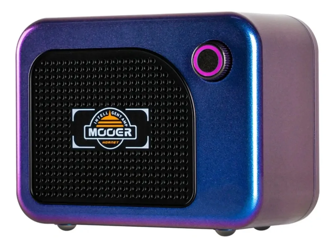 Combo Guitarra Mooer Hornet 05i Violeta Com Reverb e Efeitos