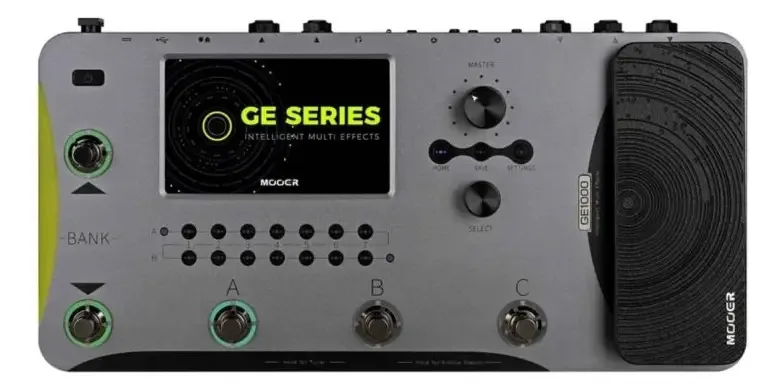Pedaleira Multi-efeitos Para Guitarra Ge1000 Cor Preto
