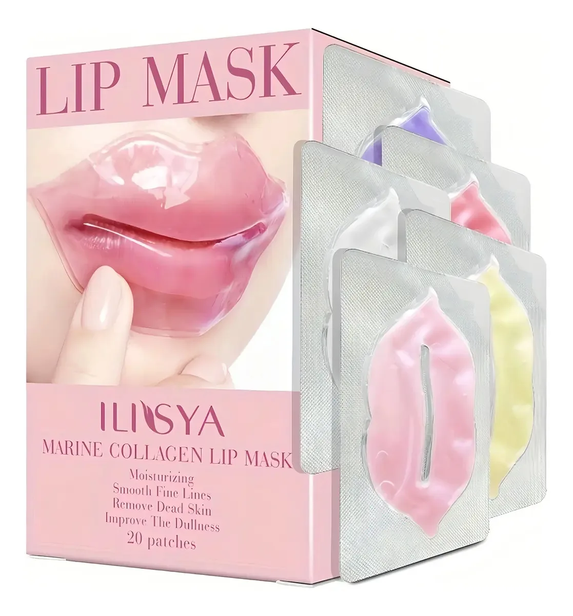 Rouse Máscara Para Lábios (20 Pares)