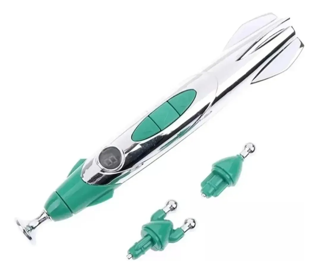 Lápis massageador elétrico portátil tipo acupuntura