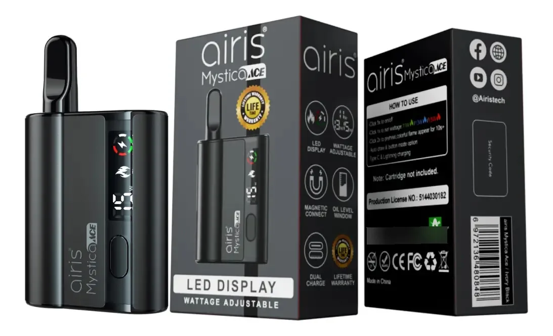 Vaporizador de bateria Mystica Ace 650mah Color Rose Gold