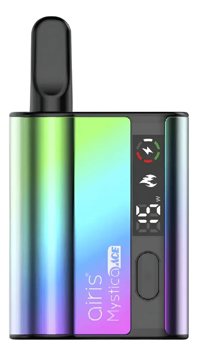 Vaporizador de bateria com gradiente de cor azul roxo Mystica Ace 650mah