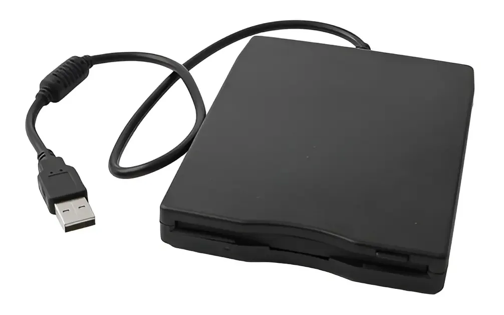 Portatil Disquete Externo Disk 1.44 Usb Notebook Pc Windows Cor Preto