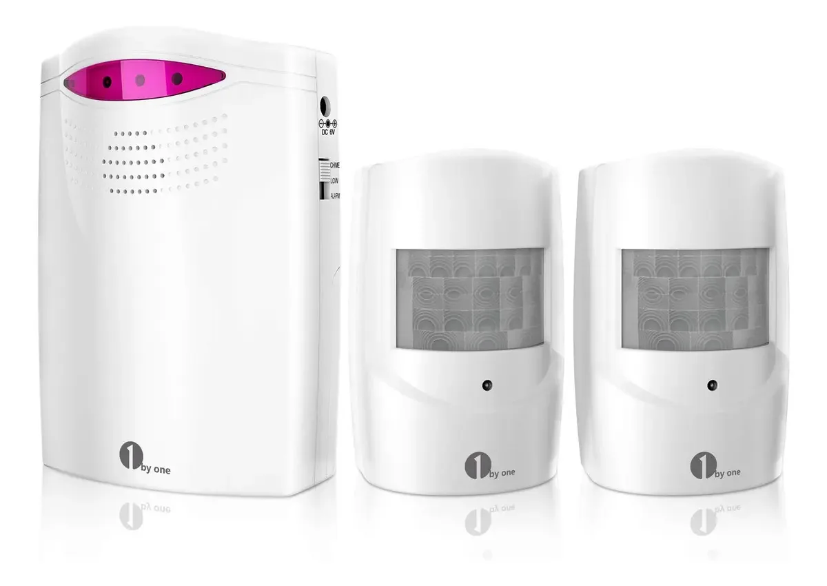 Alarme Sem Fio Externo 1byone Com 2 Sensores Ews