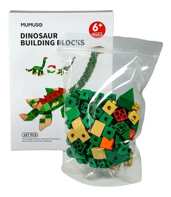 Blocos de construção de dinossauros