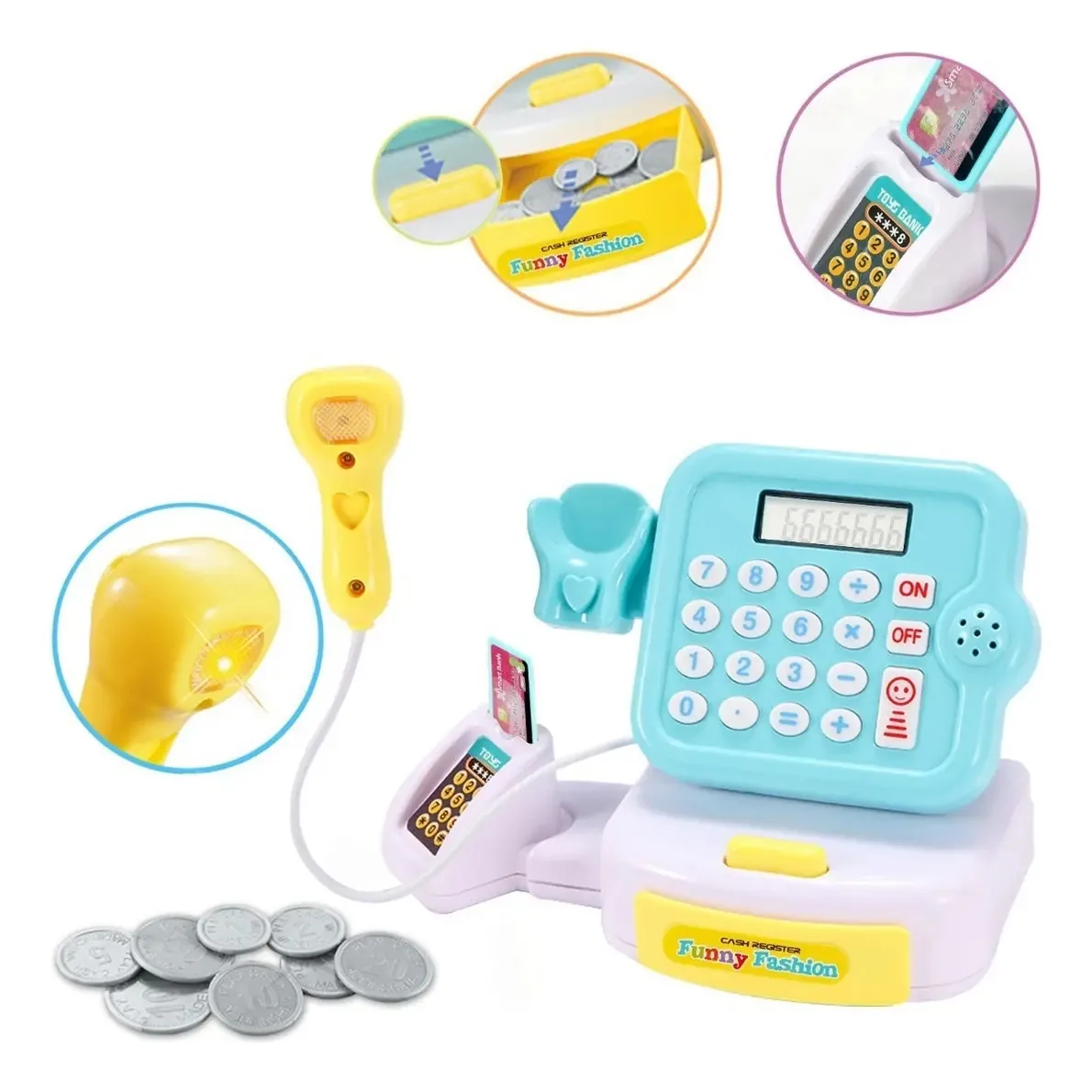 Caixa registradora de brinquedos infantis M244