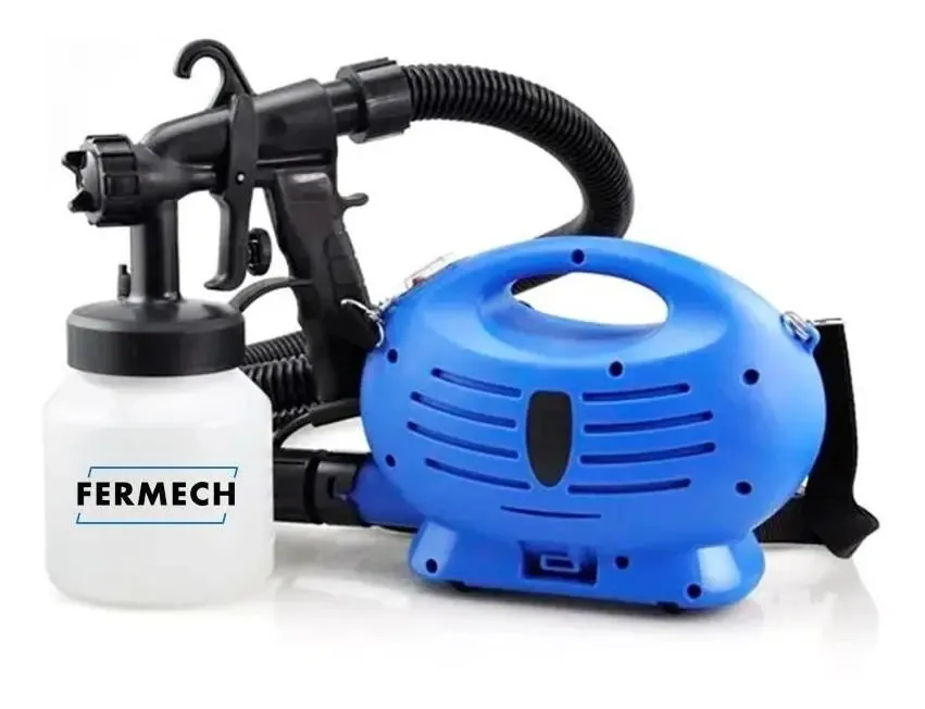 Pistola Pintura Elétrica Compressor De Ar Pulverizador