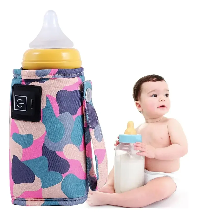 Aquecedor de mamilos para bebês com carregamento USB portátil P-auto